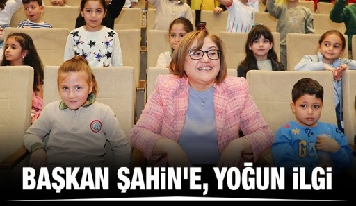 BAŞKAN  ŞAHİN'E, YOĞUN İLGİ