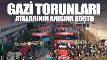 GAZİ TORUNLARI ATALARININ ANISINA KOŞTU