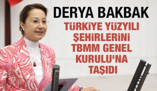 BAKBAK, TÜRKİYE YÜZYILI ŞEHİRLERİNİ TBMM GENEL KURULU’NA TAŞIDI