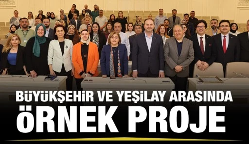 BÜYÜKŞEHİR VE YEŞİLAY ARASINDA ÖRNEK PROJE 