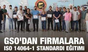 GSO’DAN FİRMALARA ISO 14064-1 STANDARDI EĞİTİMi