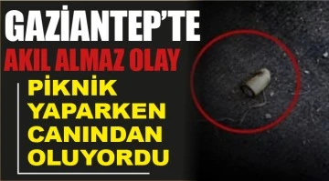 GAZİANTEP'TE AKIL ALMAZ OLAY! PİKNİK YAPARKEN CANINDAN OLUYORDU...
