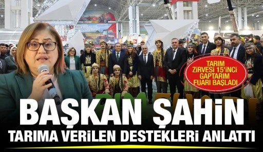 BAŞKAN ŞAHİN, TARIMA VERİLEN DESTEKLERİ ANLATTI