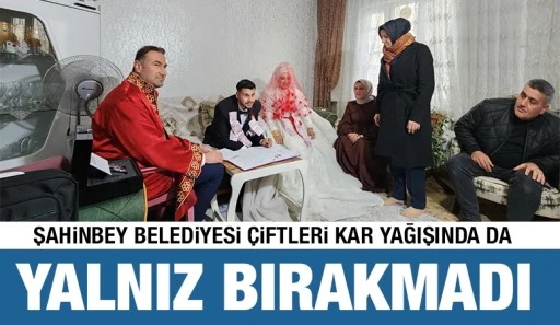 ŞAHİNBEY BELEDİYESİ &Ccedil;İFTLERİ KAR YAĞIŞINDA DA YALNIZ BIRAKMADI&nbsp;