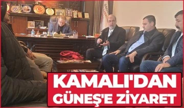 BAŞKAN KAMALI'DAN GÜNEŞ'E ZİYARET