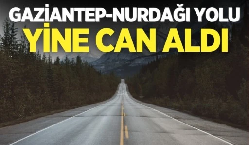 GAZİANTEP-NURDAĞI YOLU YİNE CAN ALDI!