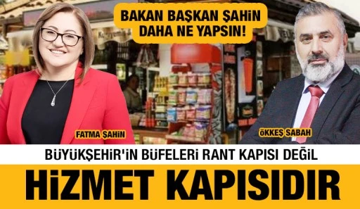 BÜYÜKŞEHİR'İN BÜFELERİ RANT KAPISI DEĞİL, HİZMET KAPISIDIR