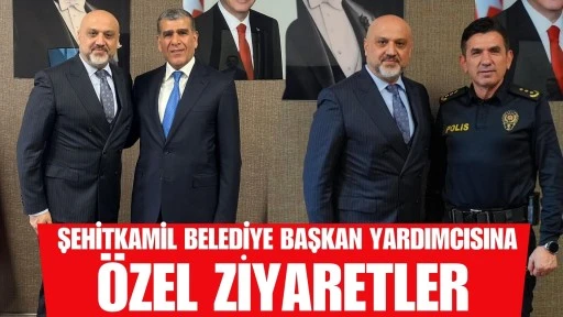 ŞEHİTKAMİL BELEDİYESİ BAŞKAN YARDIMCISINA NEZAKET ZİYARETİ