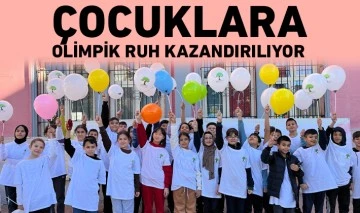 ÇOCUKLARA OLİMPİK RUH KAZANDIRILIYOR