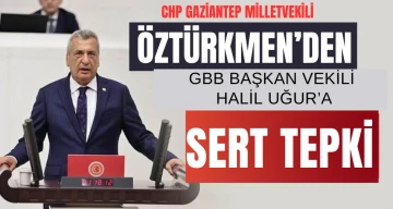 ÖZTÜRKMEN'DEN GBB BAŞKAN VEKİLİ HALİL UĞUR’A SERT TEPKİ 