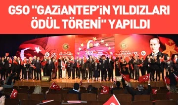 GSO &quot;GAZİANTEP’İN YILDIZLARI ÖDÜL TÖRENİ&quot; YAPILDI