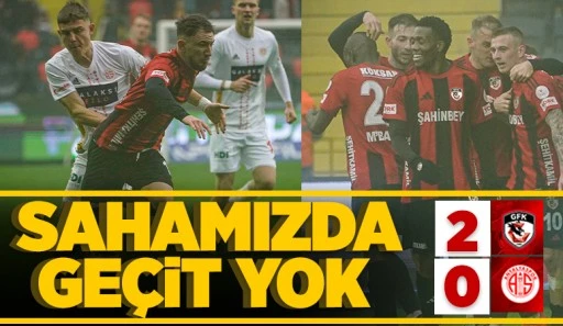 SAHAMIZDA GEÇİT YOK: 2-0