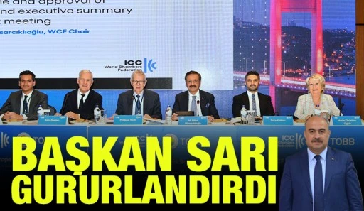 BAŞKAN SARI GURURLANDIRDI