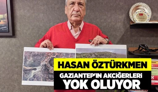 Hasan Öztürkmen: Gaziantep'in akciğerleri yok oluyor
