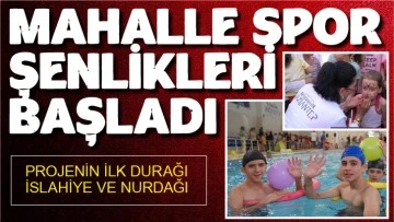 GAZİANTEP’TE MAHALLE SPOR ŞENLİKLERİ BAŞLADI