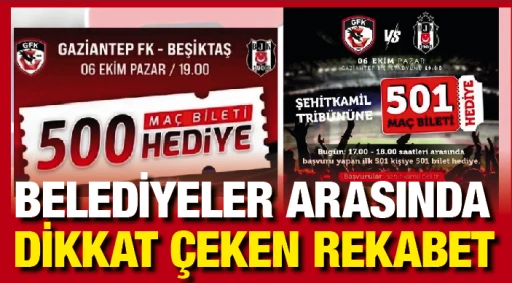 BELEDİYELER ARASINDA DİKKAT ÇEKEN REKABET