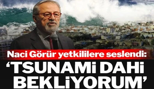 Naci Görür yetkililere seslendi: Tsunami dahi bekliyorum