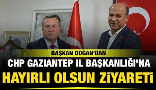 Nizip Belediye Başkanı Ali Doğan&rsquo;dan CHP Gaziantep İl Başkanlığı&rsquo;na Hayırlı Olsun Ziyareti