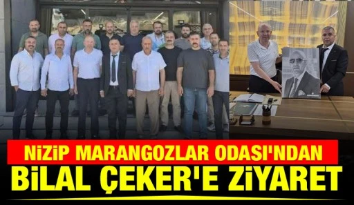 Nizip Marangozlar Odası&rsquo;ndan Bilal &Ccedil;eker&rsquo;e Ziyaret