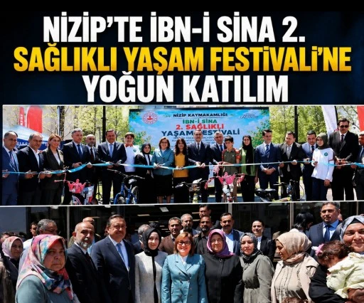 Nizip&rsquo;te Sağlıklı Yaşam Festivali Yoğun Katılımla Ger&ccedil;ekleşti