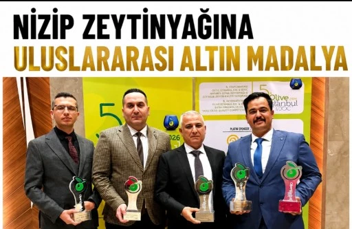 Nizip Zeytinyağına Uluslararası Altın Madalya