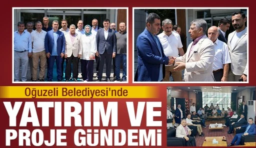Oğuzeli Belediyesi&rsquo;nde Yatırım ve Proje G&uuml;ndemi