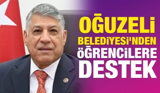 Oğuzeli Belediyesi’nden öğrencilere destek