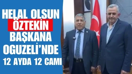 Oğuzeli&rsquo;nde 12 Ayda 12 Cami: Başkan &Ouml;ztekin&rsquo;den Dikkat &Ccedil;eken Hizmet