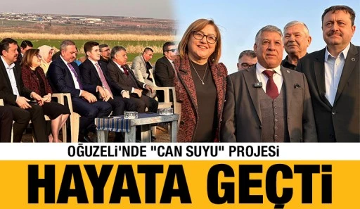 Oğuzeli’nde &quot;Can Suyu&quot; Projesi Hayata Geçti