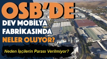 OSB'de Dev Mobilya Fabrikasında Neler Oluyor? Neden İşçilerin Parası Verilmiyor?