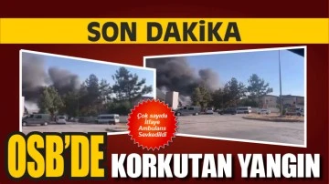 OSB'de Korkutan Yangın