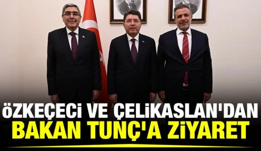 &Ouml;ZKE&Ccedil;ECİ VE &Ccedil;ELİKASLAN'DAN BAKAN TUN&Ccedil;'A ZİYARET