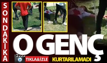 O genç kurtarılamadı 