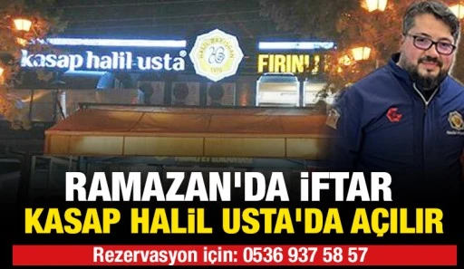 Ramazan'da iftar Kasap Halil Usta'da açılır