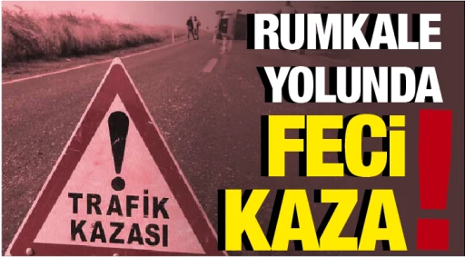 RUMKALE YOLUNDA FECİ KAZA!