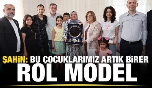 Şahin: Bu &Ccedil;ocuklarımız Artık Birer Rol Model