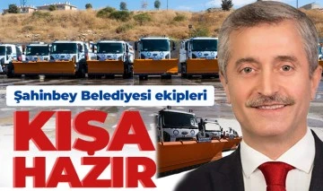 Şahinbey Belediyesi ekipleri kışa hazır 