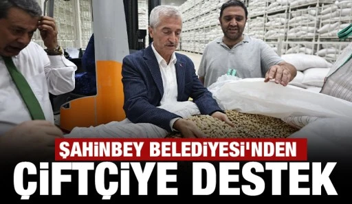ŞAHİNBEY BELEDİYESİ’NDEN ÇİFTÇİYE DESTEK 