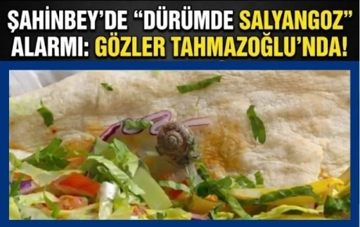Şahinbey&rsquo;de "D&uuml;r&uuml;mde Salyangoz" Alarmı: G&ouml;zler Tahmazoğlu&rsquo;nda!