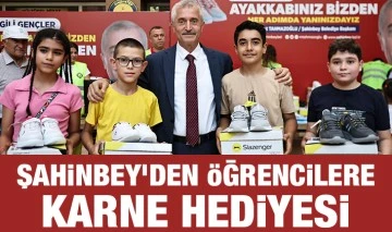 Şahinbey'den öğrencilere karne hediyesi