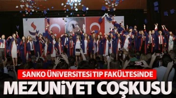 SANKO ÜNİVERSİTESİ TIP FAKÜLTESİNDE MEZUNİYET COŞKUSU