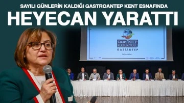 SAYILI GÜNLERİN KALDIĞI GASTROANTEP KENT ESNAFINDA HEYECAN YARATTI