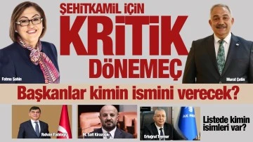 Şehitkamil için kritik dönemeç 