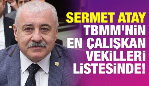 Sermet Atay TBMM’nin En Çalışkan Vekilleri Listesinde!