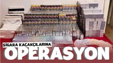 Sigara kaçakçılarına operasyon