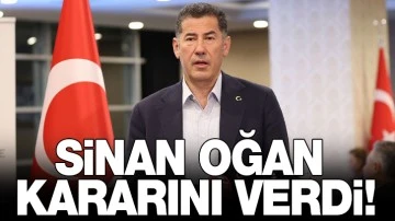 Sinan Oğan kararını verdi!