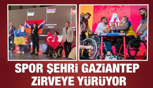 SPOR ŞEHRİ GAZİANTEP ZİRVEYE YÜRÜYOR