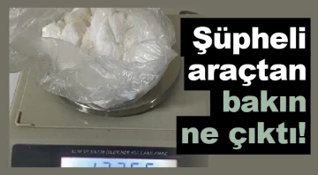 Şüpheli araçtan bakın ne çıktı!