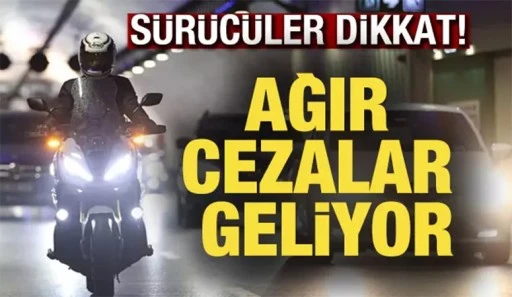 Sürücüler dikkat! Kural ihlallerine ceza artıyor 