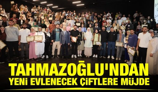 TAHMAZOĞLU&rsquo;NDAN YENİ EVLENECEK &Ccedil;İFTLERE M&Uuml;JDE